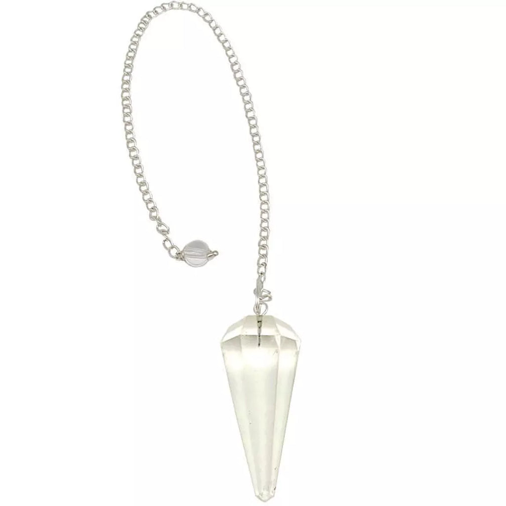 Pendule Facetté Cristal de Roche EXTRA 4 cm