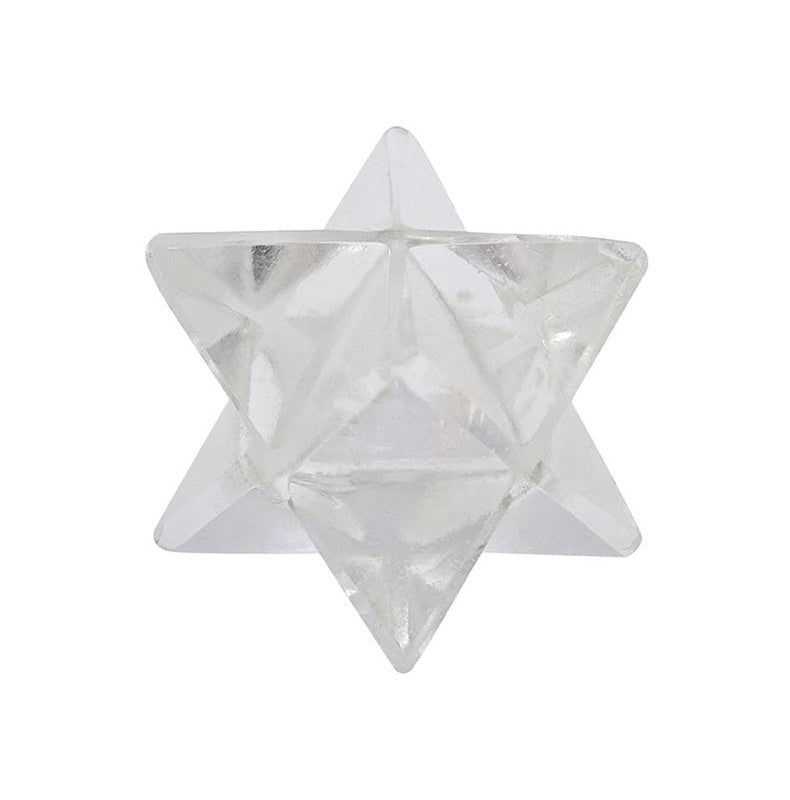Cristal De Roche Merkaba Pierre Naturelle De 3 À 3,5 Cm