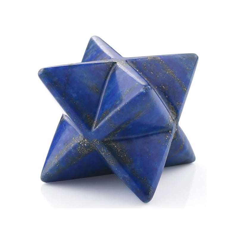 Lapis Lazuli Merkaba Pierre Naturelle De 3 À 3,5 Cm