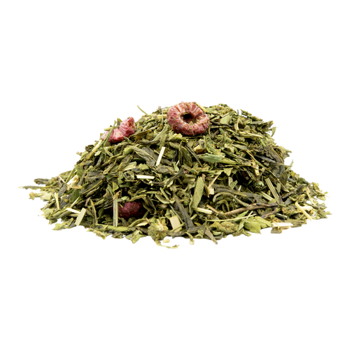 THÉ VERT NATUREL AU CBD FRAMBOISE MOJITO - THÉS D'EXCEPTION